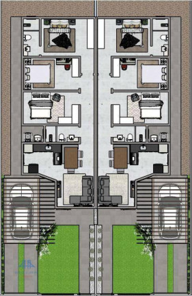 Imagem Casa com 3 Quartos à Venda, 74 m² em Fundos - Biguaçu Imagem Casa com 3 Quartos à Venda, 74 m² em Fundos - Biguaçu