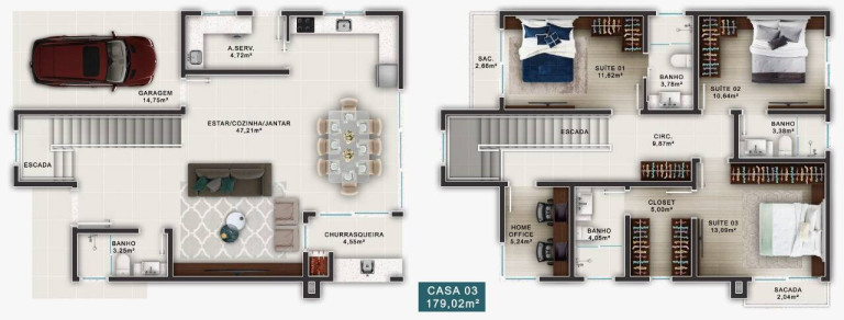 Imagem Casa com 3 Quartos à Venda, em Campeche - Florianópolis Imagem Casa com 3 Quartos à Venda, em Campeche - Florianópolis