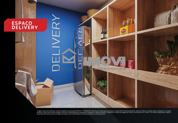 Imagem Apartamento com 1 Quarto à Venda, 45 m² em Jardim Camburi - Vitória