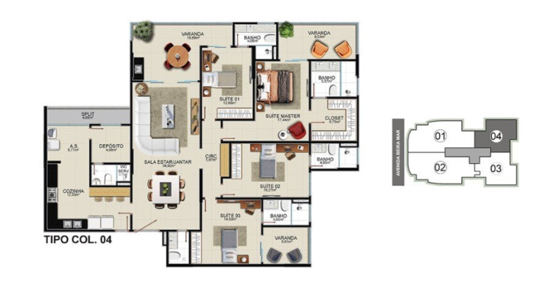 Imagem Apartamento com 4 Quartos à Venda, 208 m² em Praia Do Morro - Guarapari Imagem Apartamento com 4 Quartos à Venda, 208 m² em Praia Do Morro - Guarapari