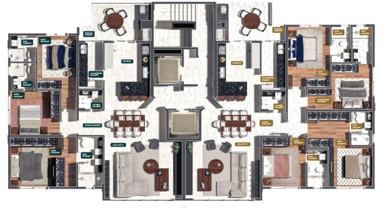 Imagem Apartamento com 4 Quartos à Venda, 146 m² em Pioneiros - Balneário Camboriú Imagem Apartamento com 4 Quartos à Venda, 146 m² em Pioneiros - Balneário Camboriú