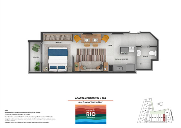 Imagem Imóvel com 1 Quarto à Venda, 31 m² em Centro - Rio De Janeiro