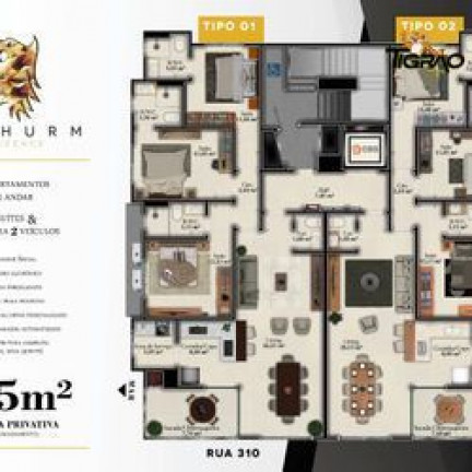 Imagem Apartamento com 3 Quartos à Venda, 105 m² em Meia Praia - Itapema