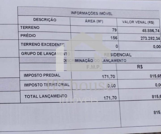 Imagem Sobrado com 3 Quartos à Venda, 156 m² em Parque Das Nações - Santo André