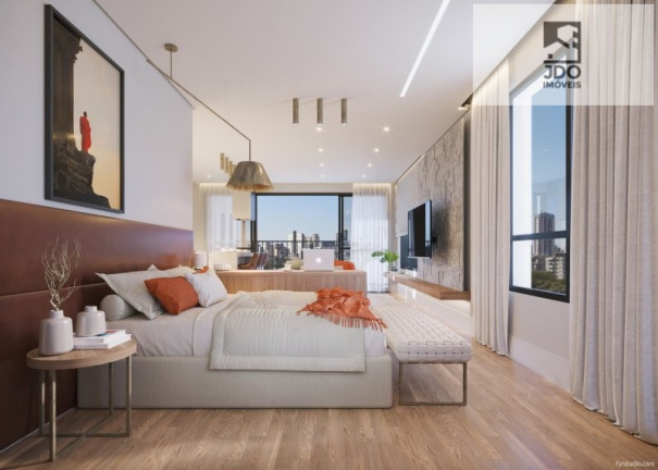 Imagem Apartamento com 1 Quarto à Venda, 54 m² em Batel - Curitiba Imagem Apartamento com 1 Quarto à Venda, 54 m² em Batel - Curitiba