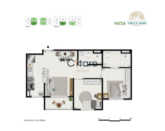 Imagem Apartamento com 2 Quartos à Venda,  em Praia Do Futuro Ii - Fortaleza