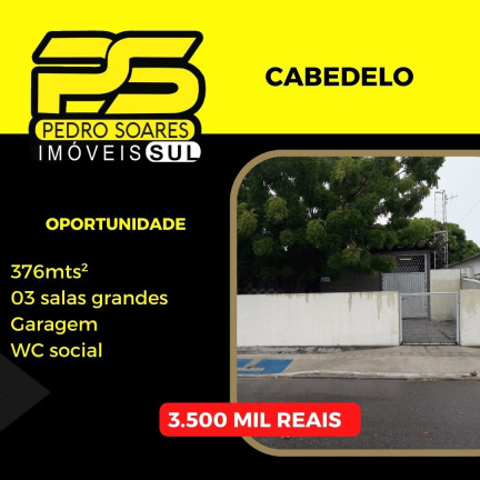 Terreno para Alugar, 376 m² em Centro - Cabedelo