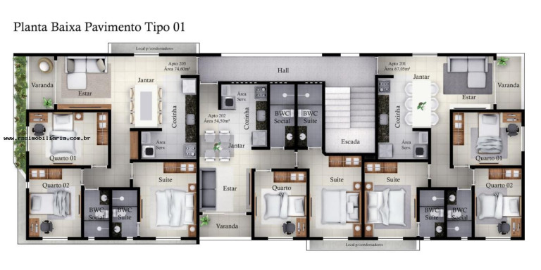 Imagem Apartamento com 2 Quartos à Venda, 55 m² em Jardim Cidade Universitária - João Pessoa Imagem Apartamento com 2 Quartos à Venda, 55 m² em Jardim Cidade Universitária - João Pessoa