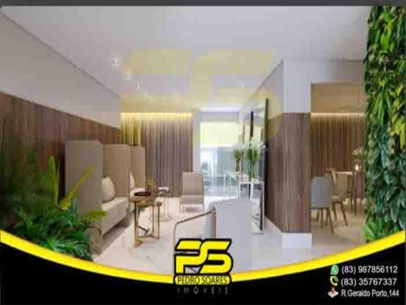 Imagem Apartamento com 1 Quarto à Venda, 54 m² em Cabo Branco - João Pessoa