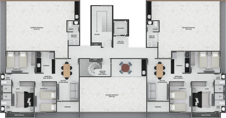 Imagem Apartamento com 2 Quartos à Venda, 53 m² em Bessa - João Pessoa Imagem Apartamento com 2 Quartos à Venda, 53 m² em Bessa - João Pessoa