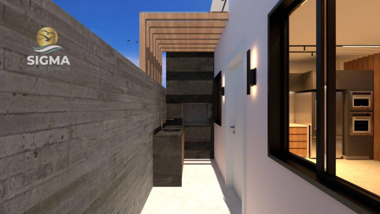 Imagem Sobrado com 3 Quartos à Venda, 100 m² em Tombo - Guarujá