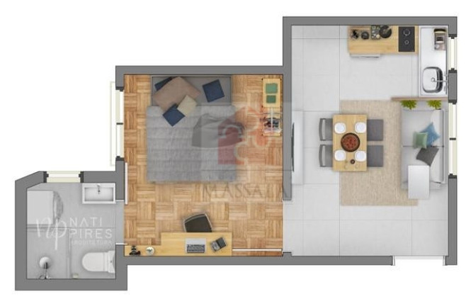 Imagem Apartamento com 1 Quarto à Venda, 24 m² em Cidade Baixa - Porto Alegre Imagem Apartamento com 1 Quarto à Venda, 24 m² em Cidade Baixa - Porto Alegre