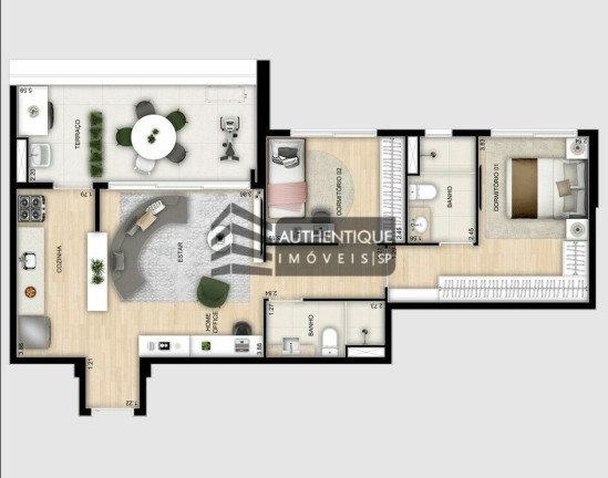 Imagem Apartamento com 2 Quartos à Venda, 77 m² em Saúde - São Paulo Imagem Apartamento com 2 Quartos à Venda, 77 m² em Saúde - São Paulo
