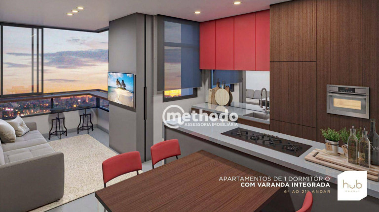 Apartamento com 1 Quarto à Venda, 46 m² em Cambuí - Campinas
