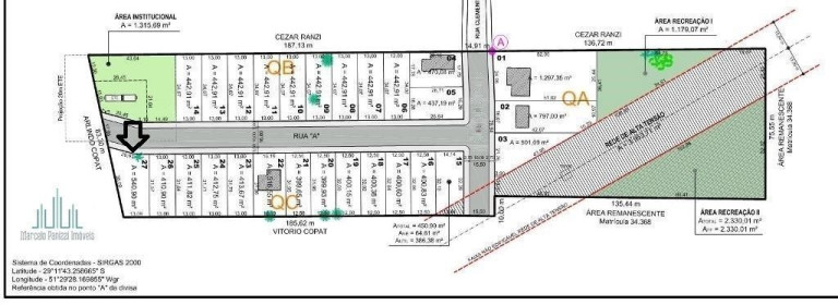Imagem Terreno à Venda, 540 m² em Santo Antão - Bento Gonçalves Imagem Terreno à Venda, 540 m² em Santo Antão - Bento Gonçalves
