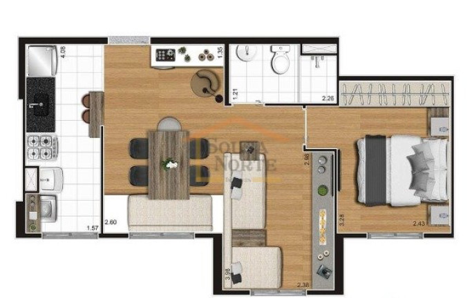 Imagem Apartamento com 1 Quarto à Venda, 43 m² em Tucuruvi - São Paulo Imagem Apartamento com 1 Quarto à Venda, 43 m² em Tucuruvi - São Paulo