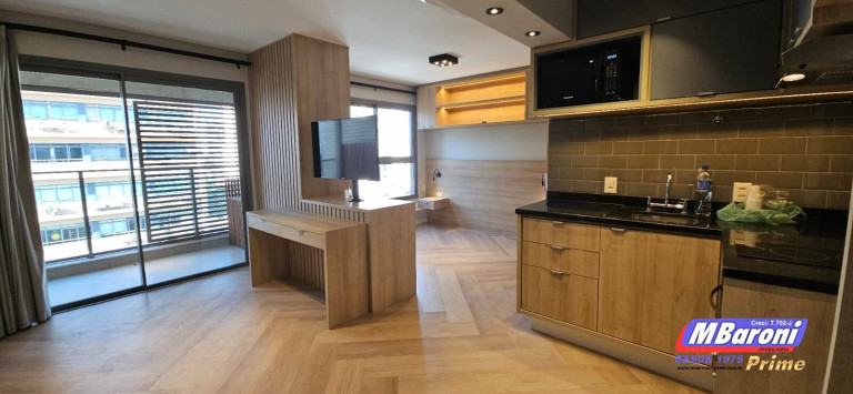 Studio com 1 Quarto para Alugar, 38 m² em Jardim Paulista - São Paulo