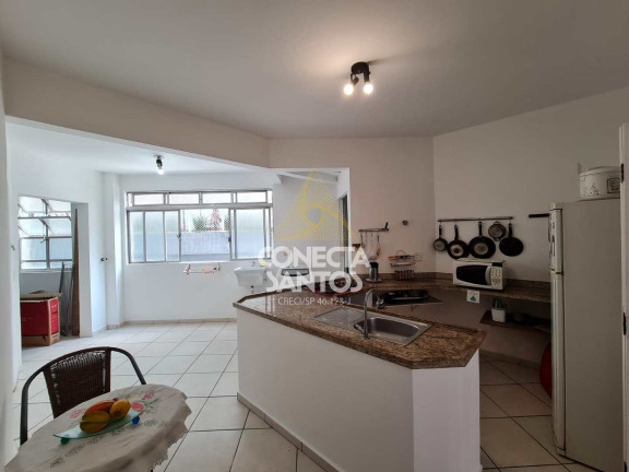 Imagem Apartamento com 3 Quartos para Alugar, 165 m² em José Menino - Santos