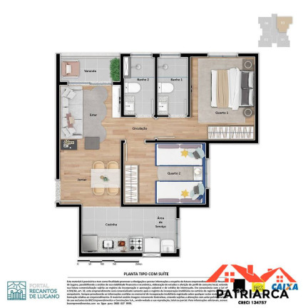 Imagem Apartamento com 2 Quartos à Venda, 58 m² em Centro - Sumaré