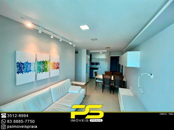 Apartamento com 2 Quartos à Venda, 57 m² em Tambaú - João Pessoa