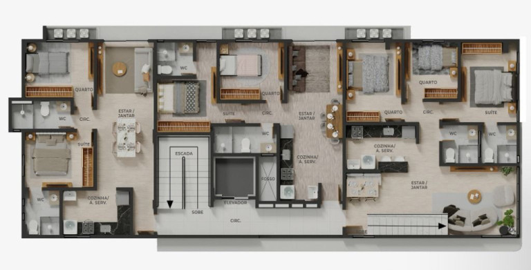 Imagem Cobertura com 2 Quartos à Venda, 56 m² em Bessa - João Pessoa