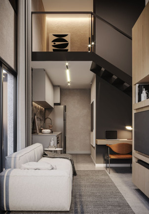 Imagem Apartamento com 1 Quarto à Venda, 48 m² em água Verde - Curitiba