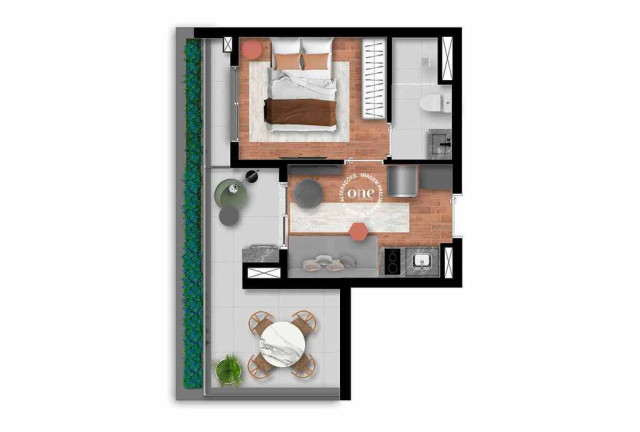 Imagem Studio com 1 Quarto à Venda, 35 m² em Moema - São Paulo