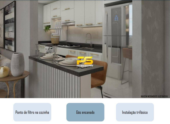 Imagem Apartamento com 3 Quartos à Venda, 74 m² em Jardim Cidade Universitária - João Pessoa Imagem Apartamento com 3 Quartos à Venda, 74 m² em Jardim Cidade Universitária - João Pessoa