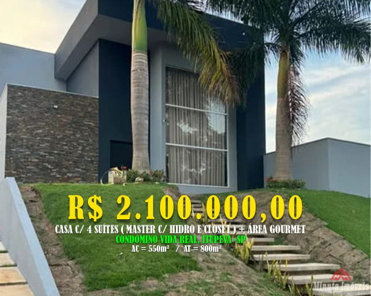 Apartamento com 4 Quartos à Venda, 550 m² em Santa Eliza - Itupeva