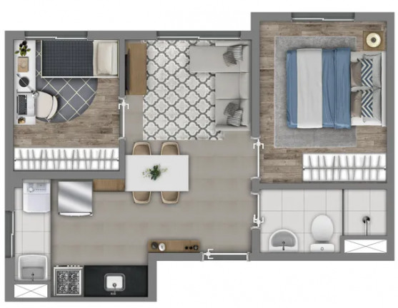 Imagem Apartamento com 2 Quartos à Venda, 34 m² em Guaianases - São Paulo Imagem Apartamento com 2 Quartos à Venda, 34 m² em Guaianases - São Paulo