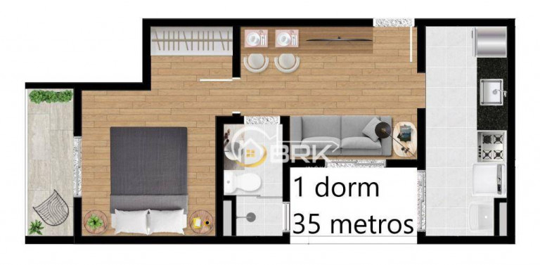 Imagem Apartamento com 1 Quarto à Venda, 39 m² em Vila Matilde - São Paulo