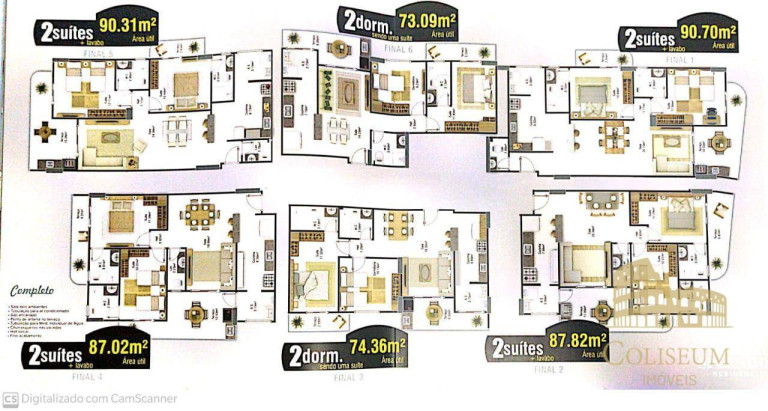 Imagem Apartamento com 2 Quartos à Venda, 88 m² em Aviação - Praia Grande
