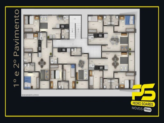 Imagem Apartamento com 2 Quartos à Venda, 54 m² em Aeroclube - João Pessoa