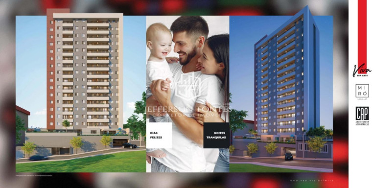 Apartamento com 2 Quartos à Venda, 52 m² em Montolar - Marília