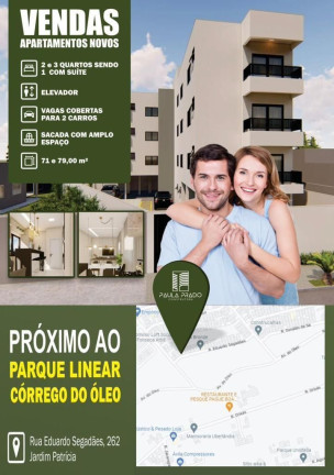 Imagem Apartamento com 3 Quartos à Venda, 79 m² em Jardim Patrícia - Uberlândia Imagem Apartamento com 3 Quartos à Venda, 79 m² em Jardim Patrícia - Uberlândia