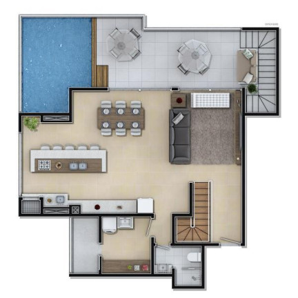 Imagem Apartamento com 3 Quartos à Venda, 113 m² em Praia Brava De Itajaí - Itajaí Imagem Apartamento com 3 Quartos à Venda, 113 m² em Praia Brava De Itajaí - Itajaí