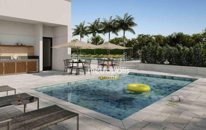 Apartamento com 3 Quartos à Venda, 91 m² em Campestre - Santo André