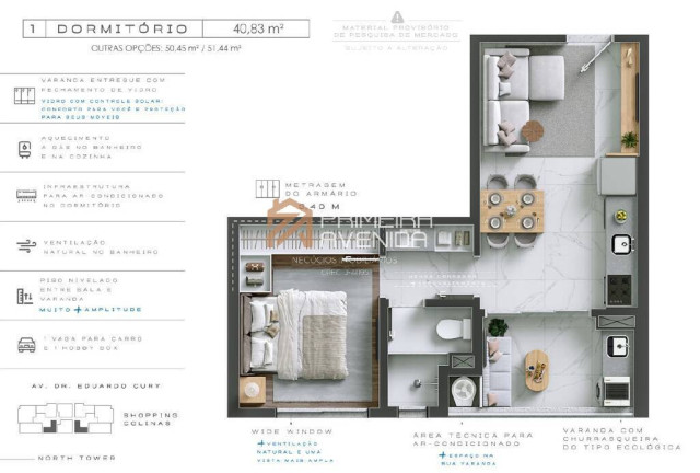 Imagem Apartamento com 1 Quarto à Venda, 50 m² em Jardim Das Colinas - São José Dos Campos Imagem Apartamento com 1 Quarto à Venda, 50 m² em Jardim Das Colinas - São José Dos Campos