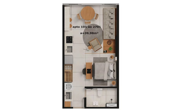Imagem Apartamento com 1 Quarto à Venda, 40 m² em Pina - Recife Imagem Apartamento com 1 Quarto à Venda, 40 m² em Pina - Recife
