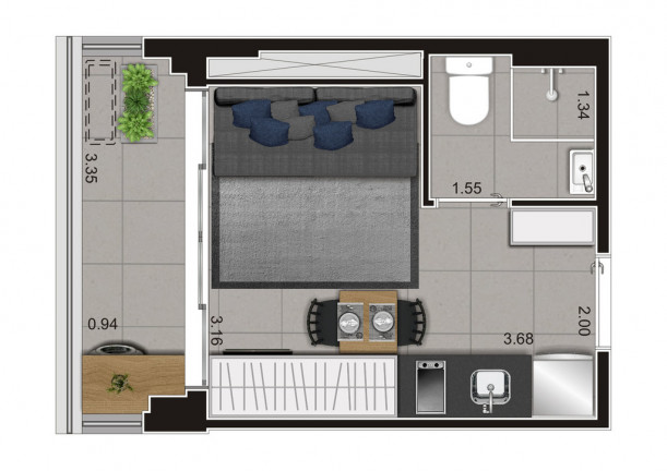 Imagem Apartamento com 2 Quartos à Venda, 69 m² em Pinheiros - São Paulo Imagem Apartamento com 2 Quartos à Venda, 69 m² em Pinheiros - São Paulo