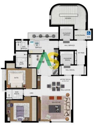 Imagem Imóvel com 3 Quartos à Venda, 84 m² em Rosarinho - Recife Imagem Imóvel com 3 Quartos à Venda, 84 m² em Rosarinho - Recife