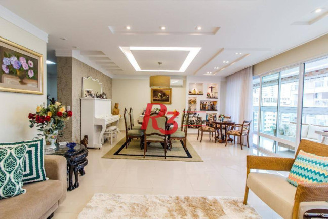 Imagem Apartamento com 4 Quartos à Venda, 191 m² em Gonzaga - Santos