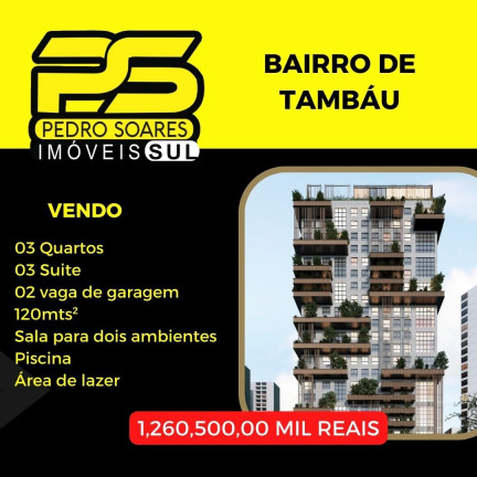 Apartamento com 3 Quartos à Venda, 120 m² em Tambaú - João Pessoa