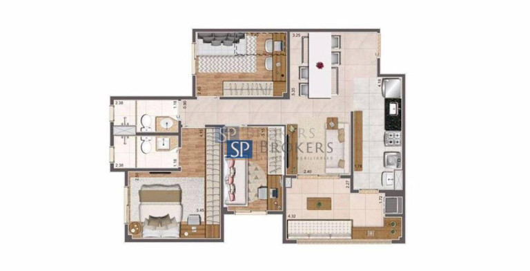 Imagem Apartamento com 2 Quartos à Venda, 64 m² em Botafogo - Campinas Imagem Apartamento com 2 Quartos à Venda, 64 m² em Botafogo - Campinas