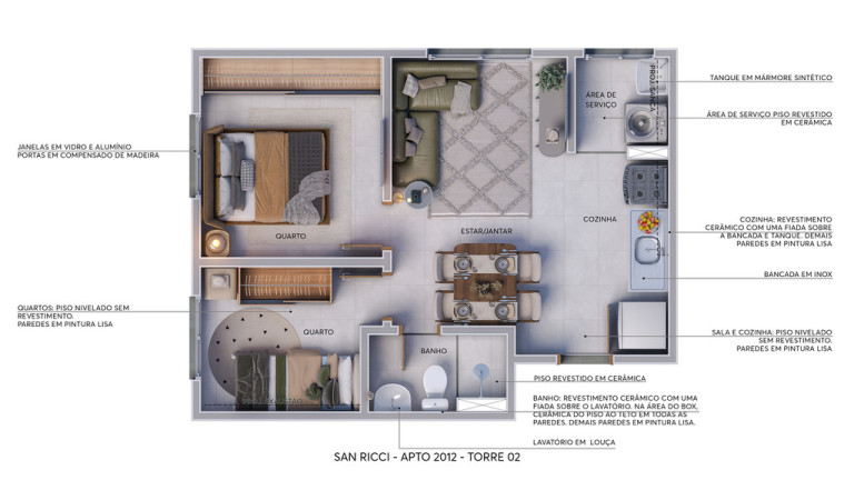 Imagem Imóvel com 2 Quartos à Venda, 35 m² em Parque São Rafael - São Paulo