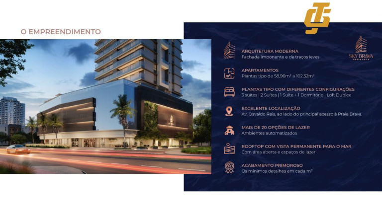 Imagem Apartamento com 2 Quartos à Venda, 80 m² em Praia Brava - Camboriú