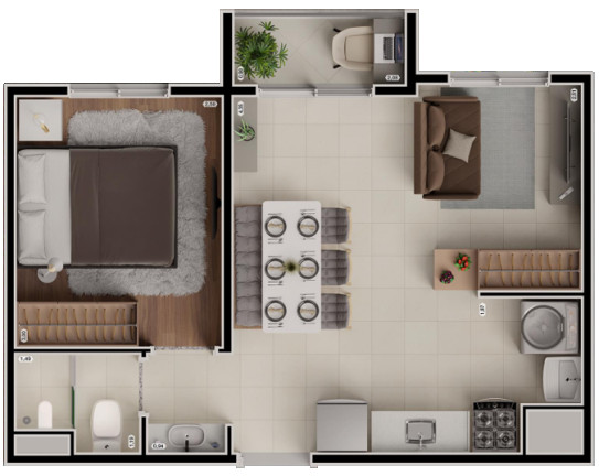 Imagem Apartamento com 1 Quarto à Venda, 27 m² em Jardim Bonfiglioli - São Paulo Imagem Apartamento com 1 Quarto à Venda, 27 m² em Jardim Bonfiglioli - São Paulo