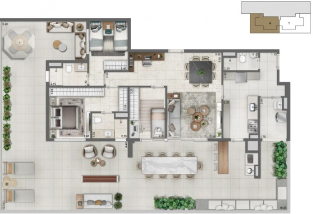 Imagem Apartamento com 4 Quartos à Venda, 136 m² em Santo Amaro - São Paulo Imagem Apartamento com 4 Quartos à Venda, 136 m² em Santo Amaro - São Paulo