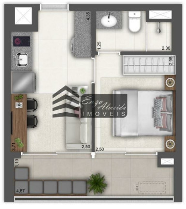 Imagem Apartamento com 2 Quartos à Venda, 47 m² em Pompeia - São Paulo Imagem Apartamento com 2 Quartos à Venda, 47 m² em Pompeia - São Paulo