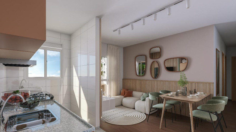 Imagem Apartamento com 2 Quartos à Venda, 36 m² em Pinheirinho - Curitiba